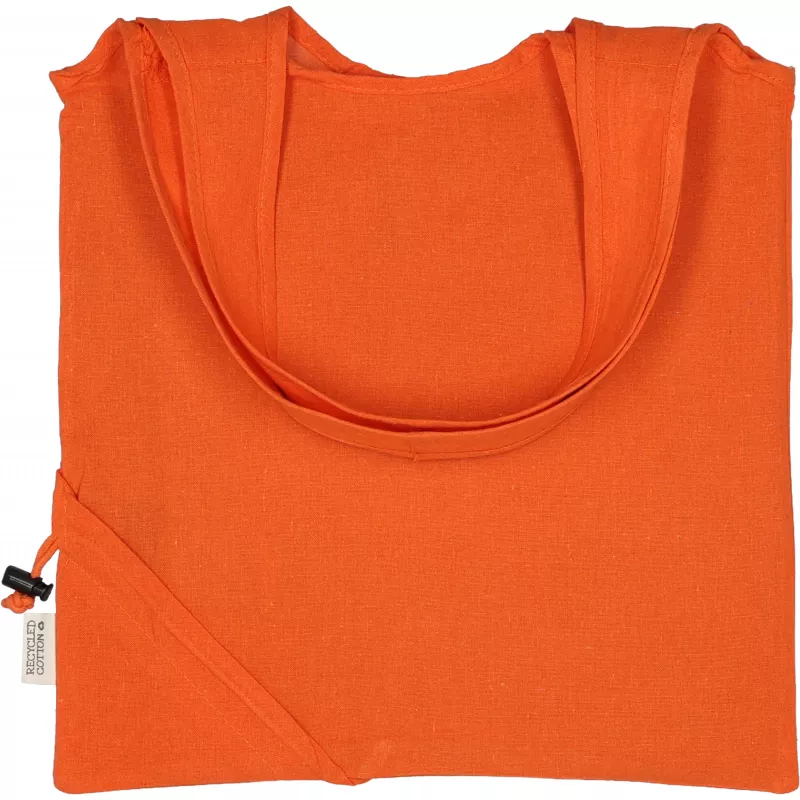 Torba bawełniana z recyklingu 118 g/m2 MODENA - pomarańczowy (526210)
