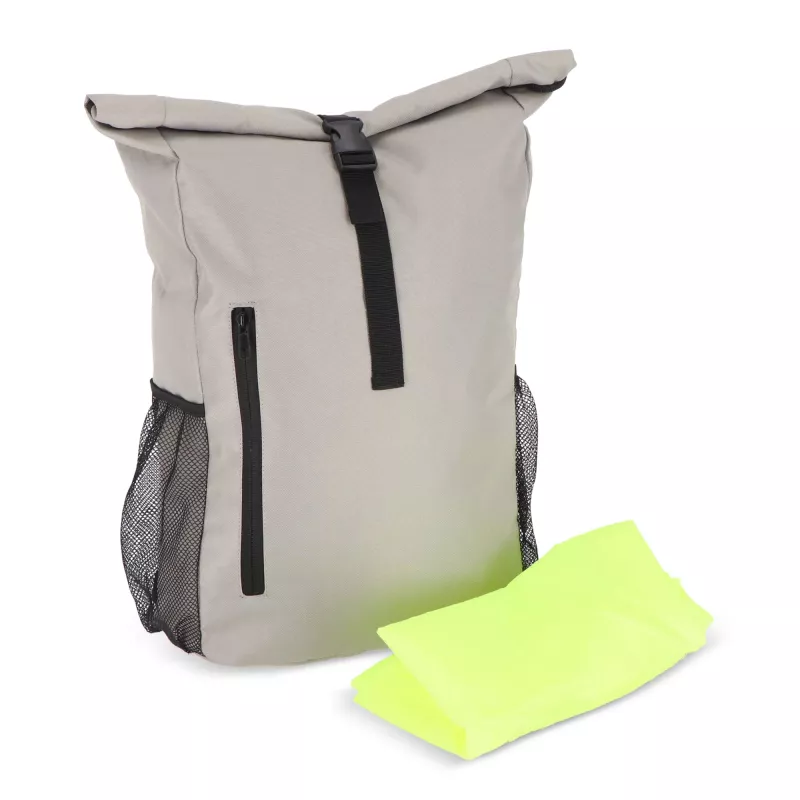 Plecak rowerowy R-PET 600D Rolltop 20L - szary (LT95351-N0061)
