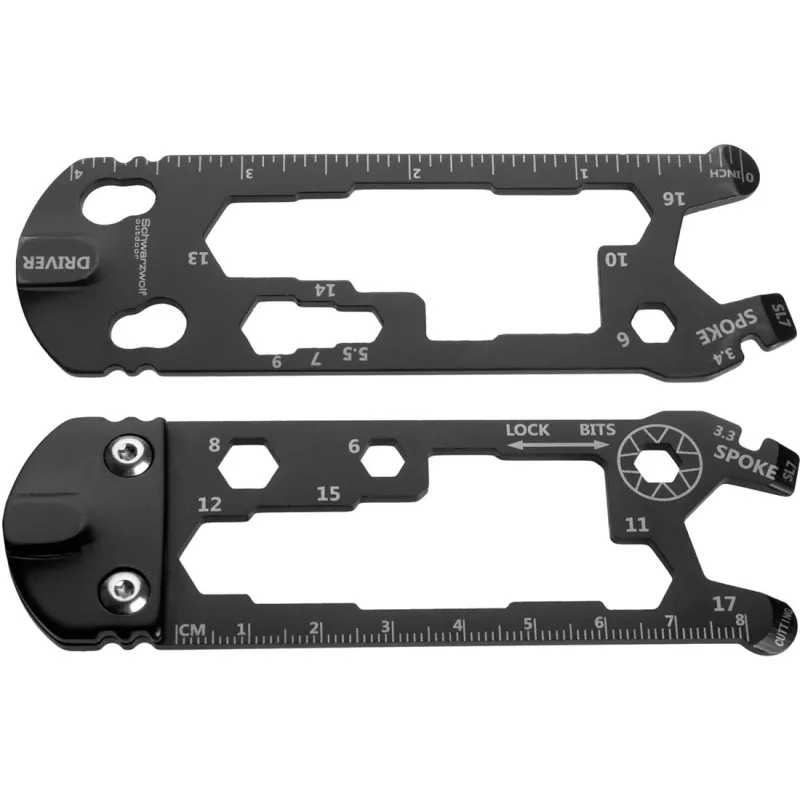 Zestaw narzędzi rowerowych INARI Schwarzwolf - czarny (F5202000AJ303)