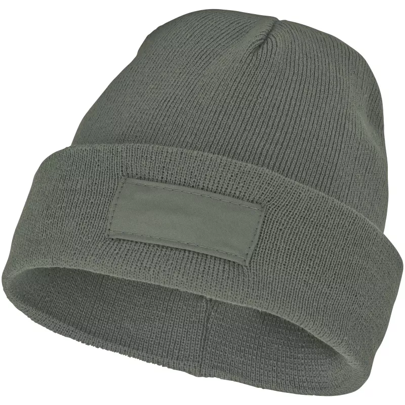 Czapka typu beanie Boreas z naszywką - Zielony (38676610)