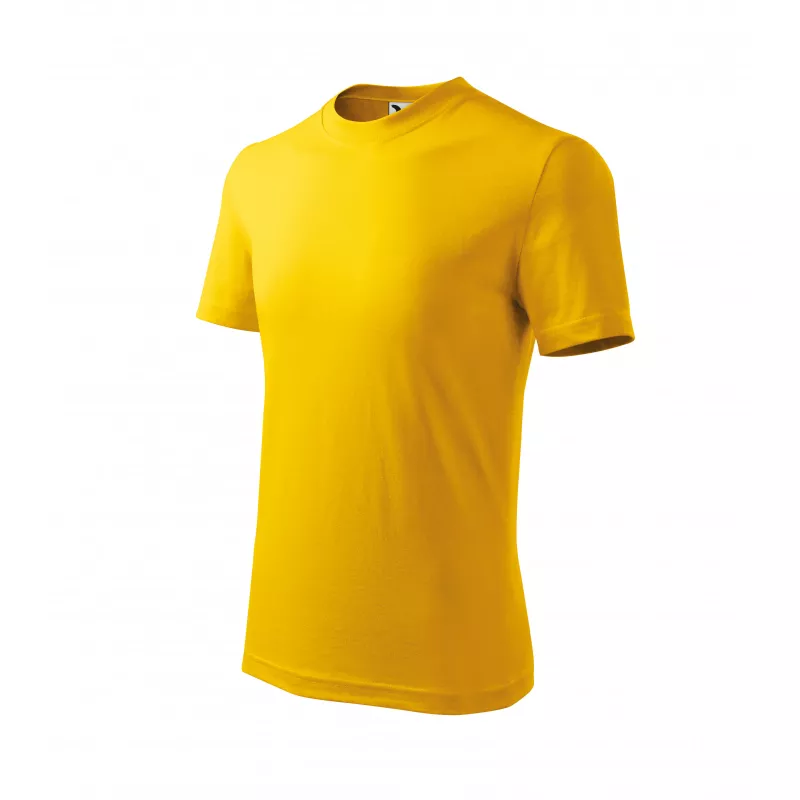 Koszulka bawełniana dziecięca 160 g/m²  BASIC 138 - Żółty (ADLER138-żółTY)