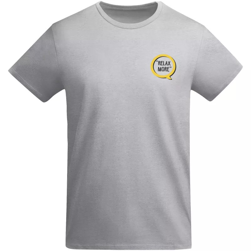 Koszulka T-shirt męska bawełniana 175 g/m² Roly Breda - Marl Grey (R6698-MARLGREY)