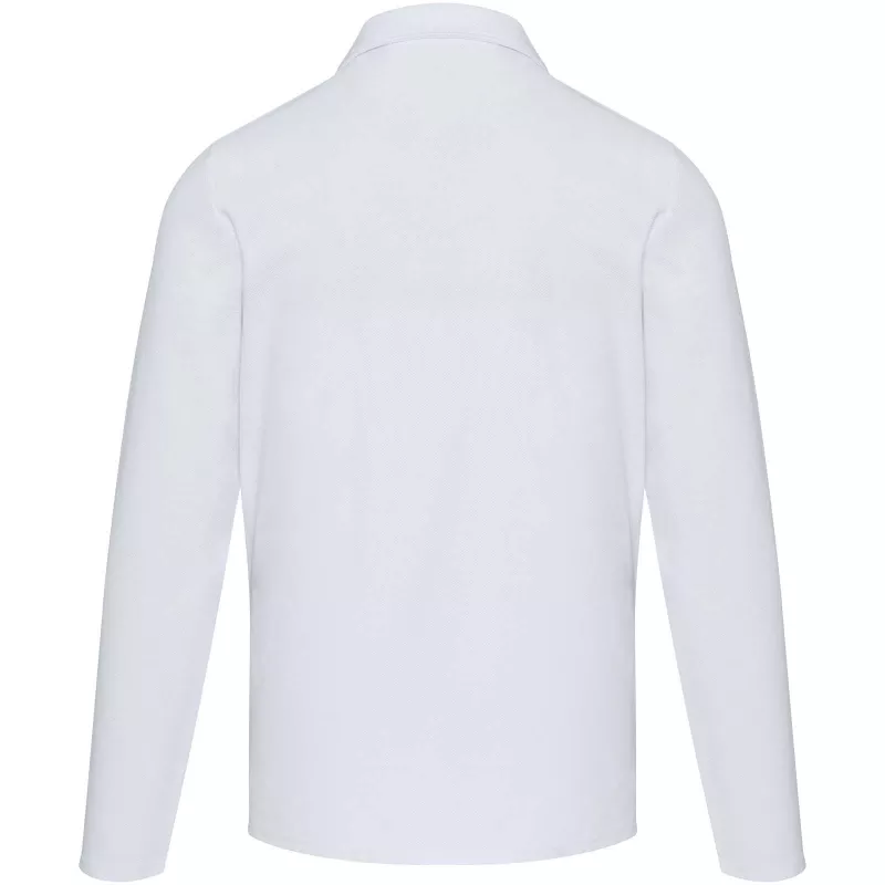 Apollo koszulka polo z długim rękawem, uniseks - Biały (39550-WHITE)