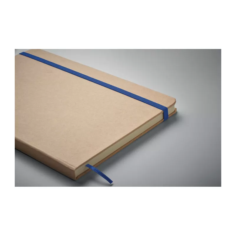 Notes A5 w okładce z kartonu 80 kartek w linię ROUTE - Niebieski (MO2580-04)