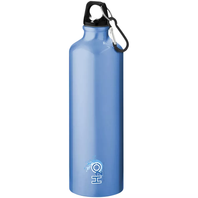 Butelka reklamowa 770 ml Oregon aluminiowa z karabińczykiem - Jasnoniebieski (10029704)