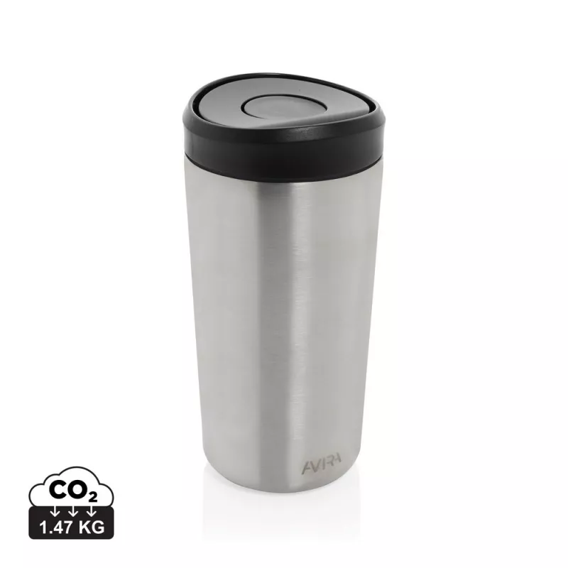 Kubek termiczny 400 ml Avira Alix - srebrny (P438.1002)