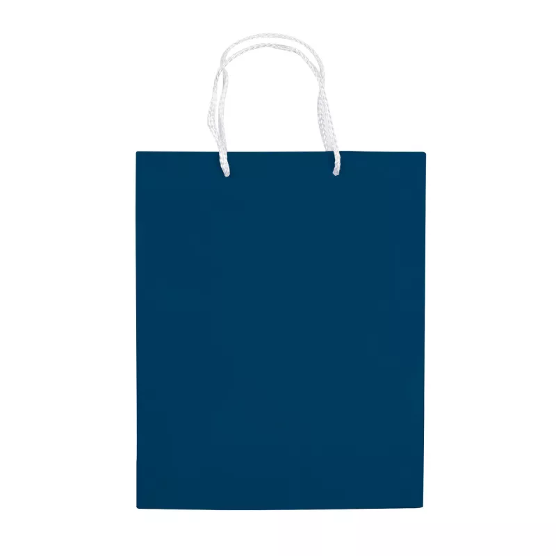 Papierowa torba średnia 24x30x10 cm - ciemnoniebieski (LT91512-N0010)