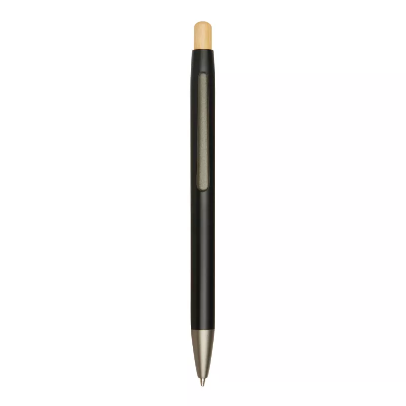 Długopis aluminiowy BAMBOO PUSHER - czarny (56-1102252)