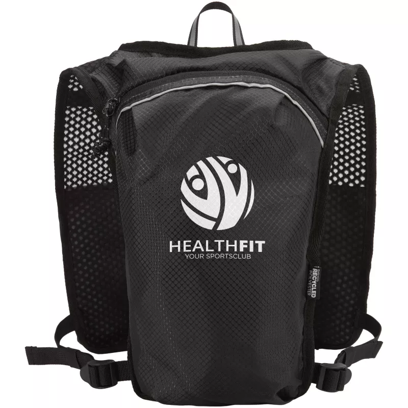 Nomad kamizelka do biegania z recyklingu z certyfikatem GRS, z systemem nawadniającym o pojemności 5 l - Czarny (13009890)