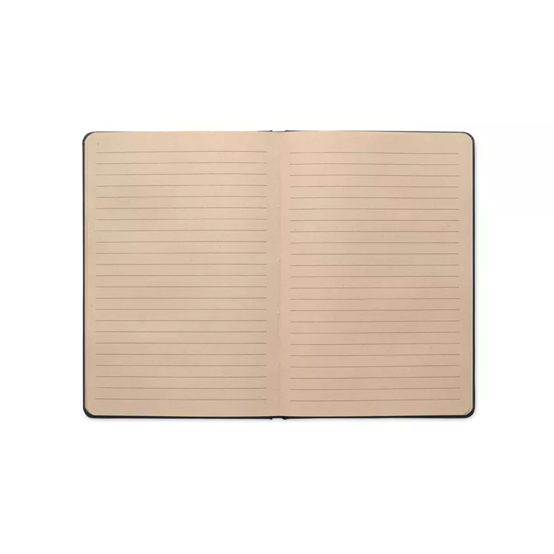Notes A5 z trzciny cukrowej 80 kartek w linię SUGAR - Czarny (MO2695-03)