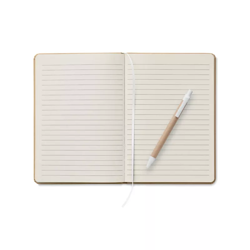 Notes A5 w okładce z kartonu 80 kartek w linię CARATIL - Bialy (MO2396-06)