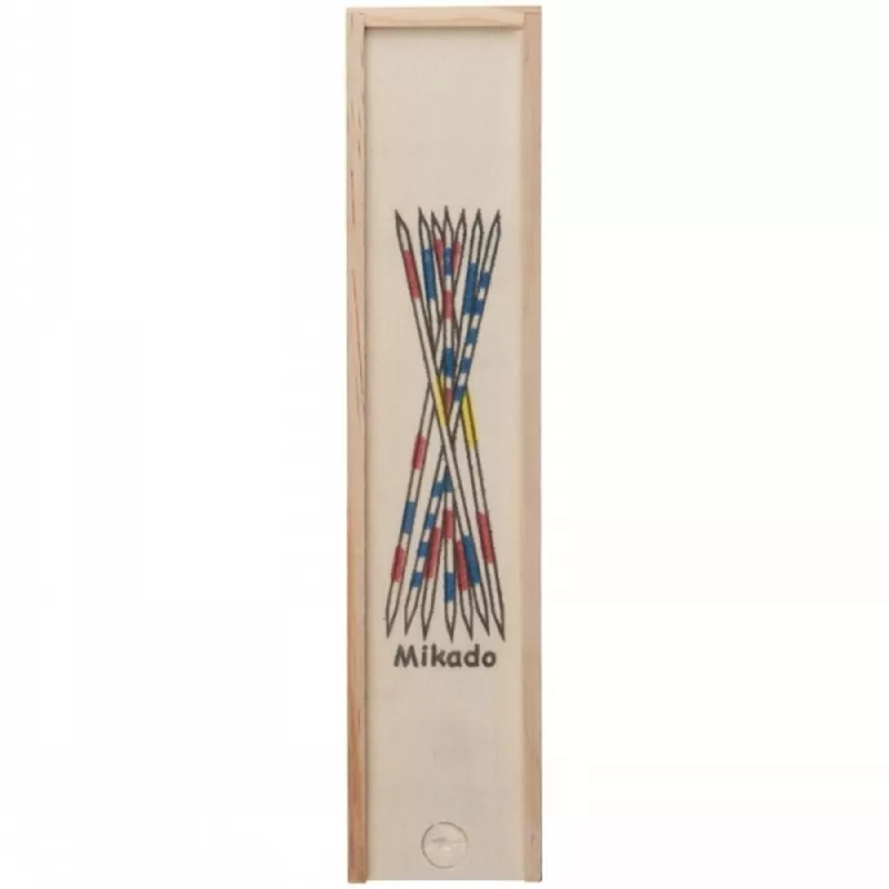 Gra mikado drewniana FORT MEYERS - beżowy (098013)