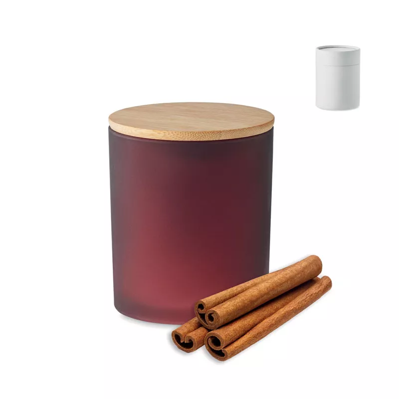 Świeca zapachowa w matowym słoju 200 g KEOPS MEDIUM - Burgund (MO6613-02)