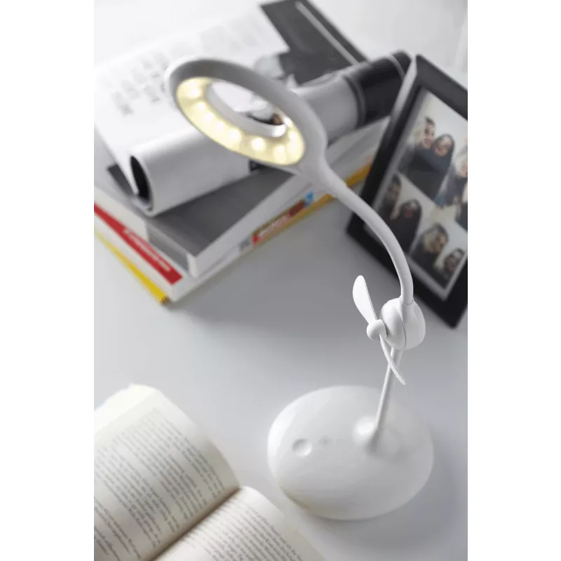 Lampa z wentylatorem - biały (58-8116004)