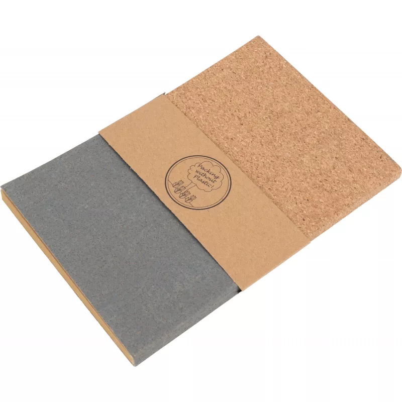 Notatnik A5 w kropki ATTILIO - szary (2181107)