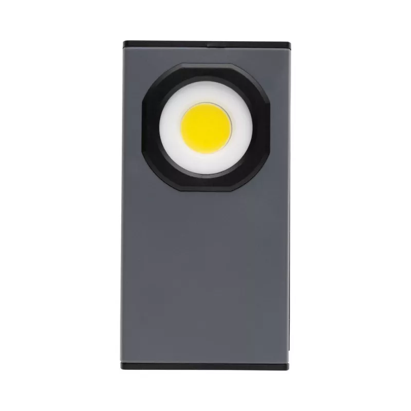 Lampka warsztatowa COB Gear X, ładowana przez USB - szary, czarny (P513.242)