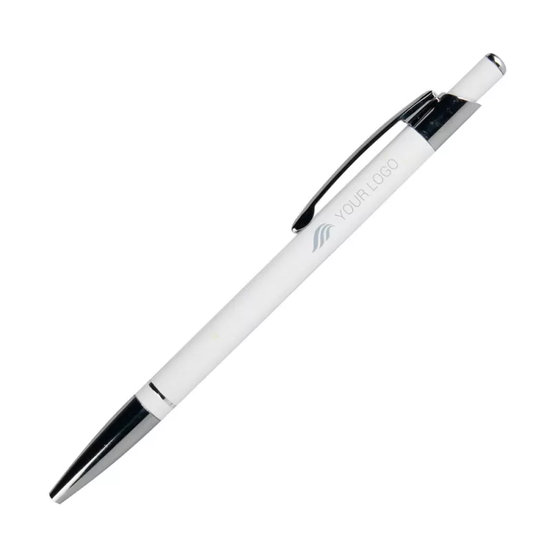 Długopis metalowy - biały (1041906)