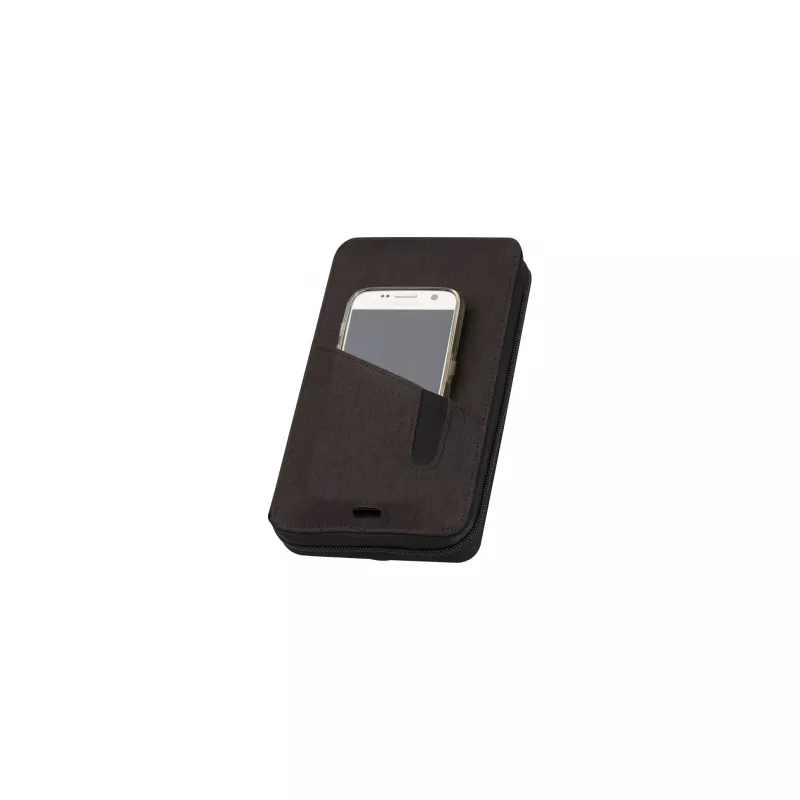 Portfel podróżny z power bankiem 4000 mAh - czarny (2075103)