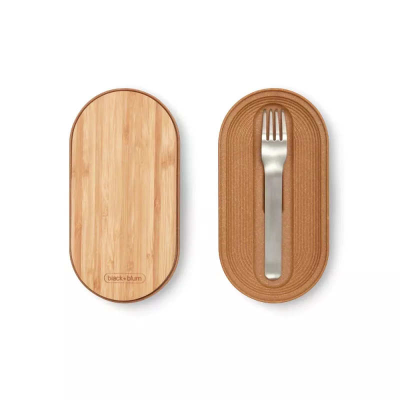 Lunchbox, pudełko śniadaniowe Black+Blum Double Bento - grey (P439.2002)