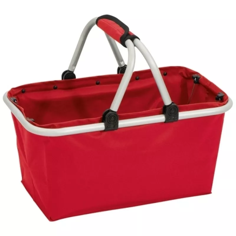 Kosz na zakupy BADEN-BADEN - czerwony (005805)