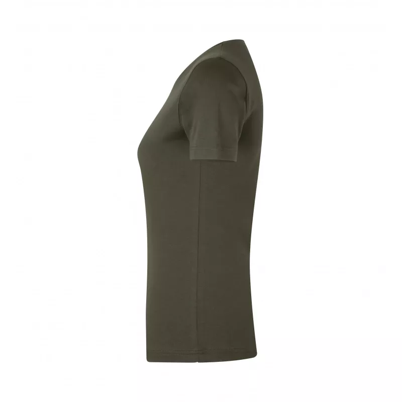 Koszulka bawełniana damska 210 g/m² ID Interlock 0508 - Olive (508-OLIVE)