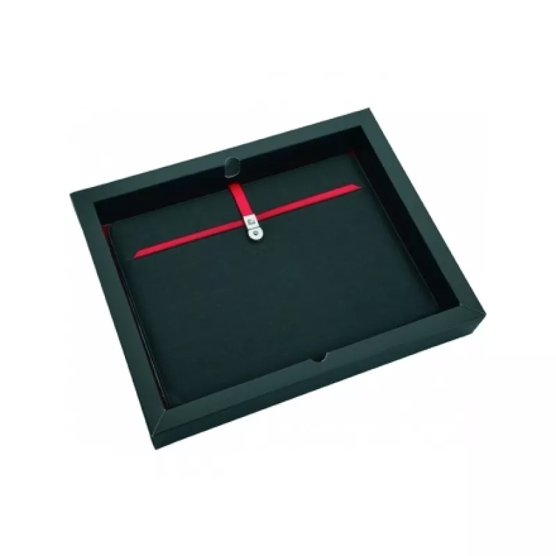 Folder z notatnikiem w linie i pamięcią USB 8GB 2.0 DIMITRI Pierre Cardin - czarny (B5600400IP303)