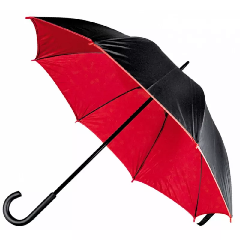 Parasol manualny, 102 cm - czerwony (4519705)