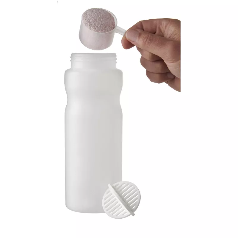 Shaker Baseline Plus o pojemności 650 ml - Biały-Szroniony bezbarwny (21070301)