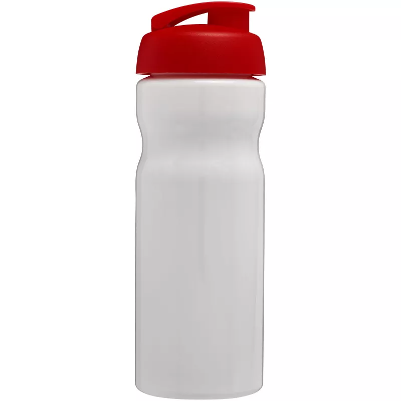 Bidon H2O Base® o pojemności 650 ml z wieczkiem zaciskowym - Biały-Czerwony (21004518)