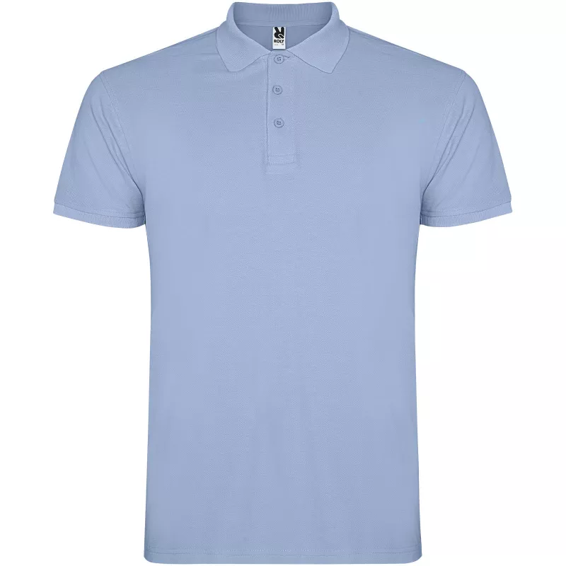 Koszulka polo bawełniana 200 g/m² ROLY STAR 6638 - Błękitny (R6638-SKY BLUE)