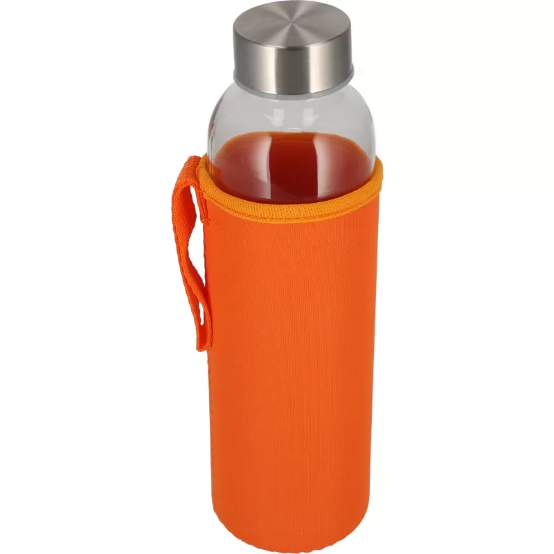 Butelka szklana KLAGENFURT 500 ml - pomarańczowy (084210)