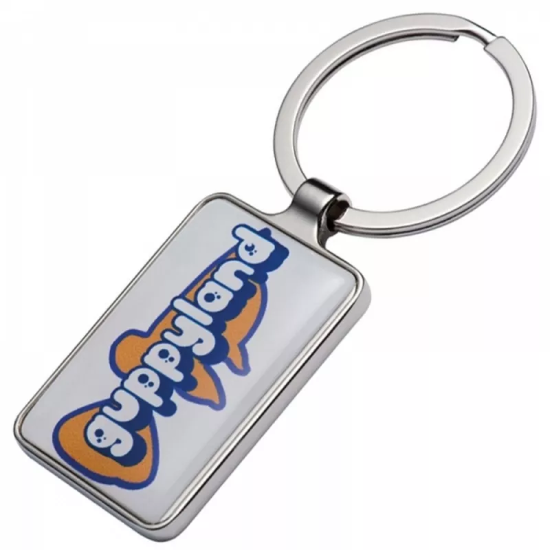 Brelok metalowy FLINT - szary (866107)