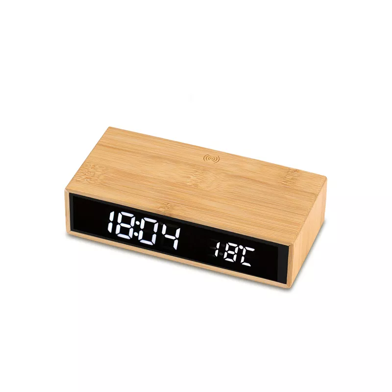 Ładowarka indukcyjna z zegarem i termometrem Conti - beżowy (R22115.13)