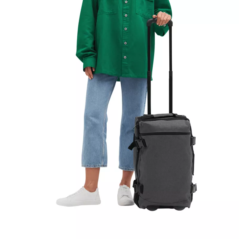 Torba podróżna na kółkach - czarny, szary (56-0208620)