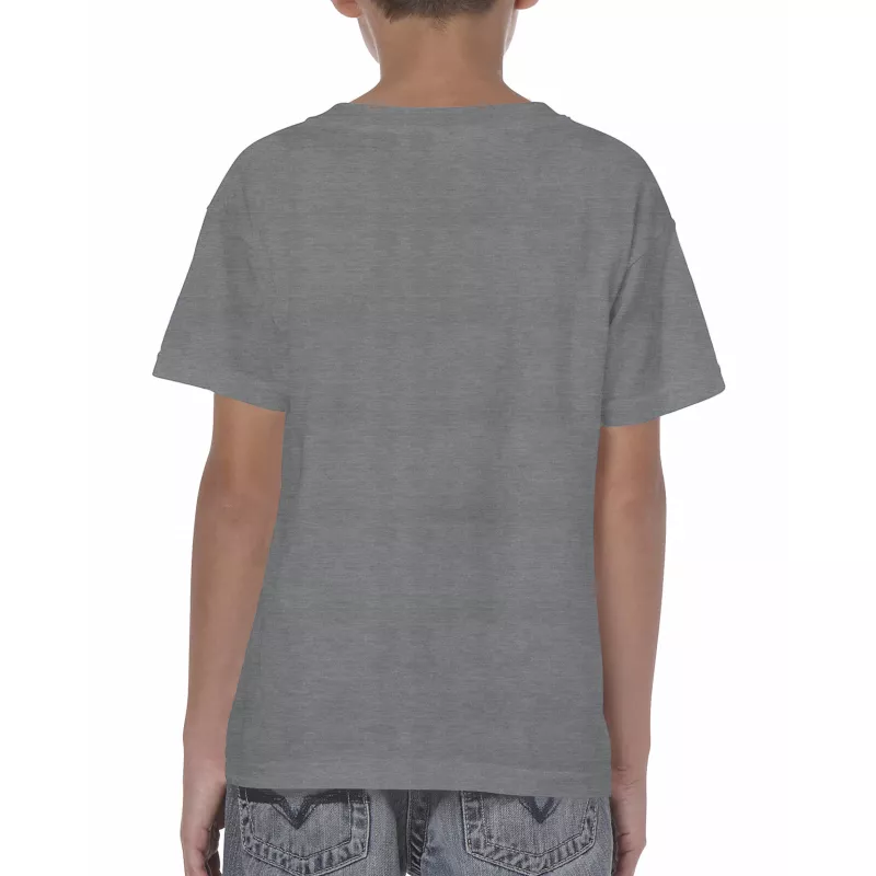 Koszulka bawełniana 180 g/m² Gildan Heavy Cotton™ - DZIECIĘCA - Graphite Heather  (5000B-GRAPHITE HEATHER)