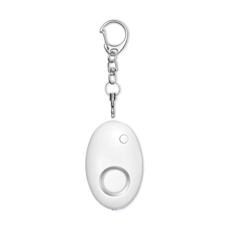 Alarm osobisty mini z diodą LED ALARMY - Bialy (MO8742-06)