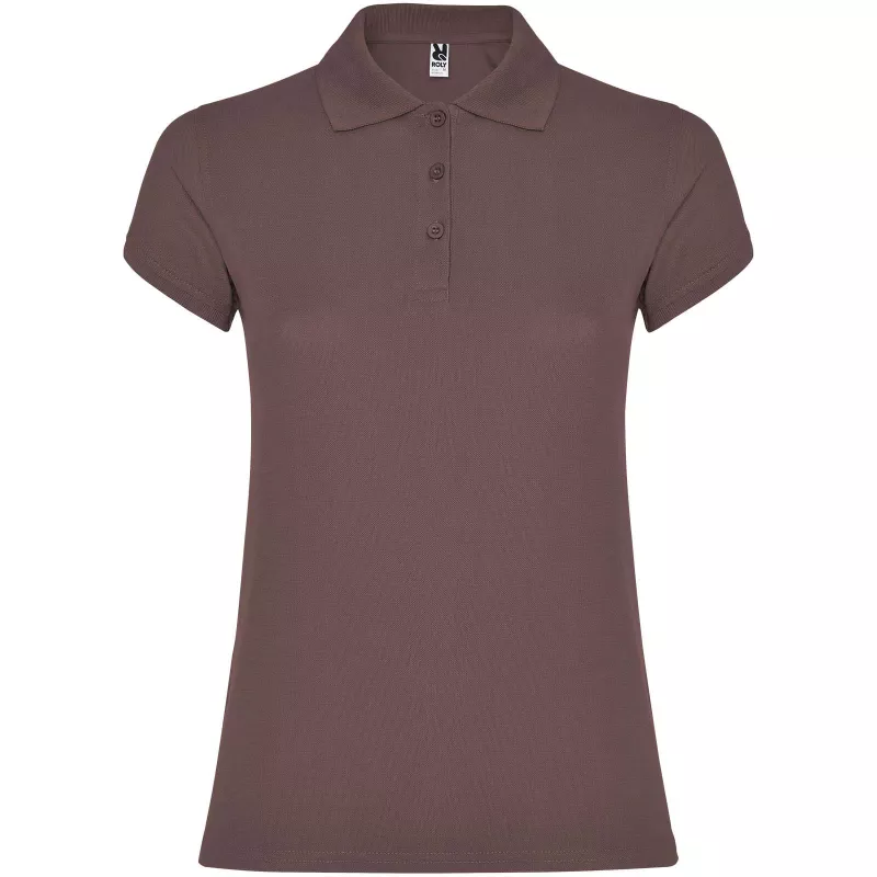 Star koszulka damska polo z krótkim rękawem - Pale Red (R6634-PALERED)