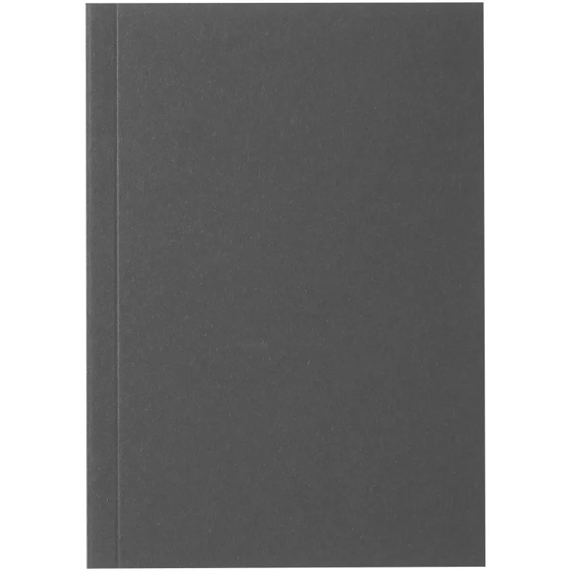 Notatnik A6 Novella Austen z miękką okładką z materiału z recyklingu, 50 kartek - Ciemnografitowy (21026390)