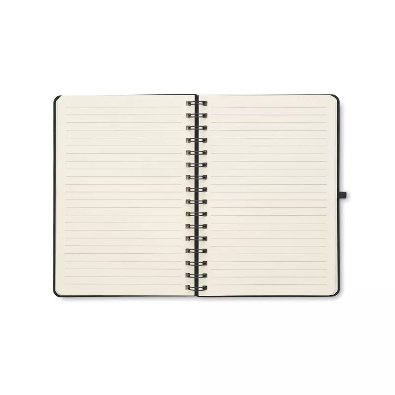 Notes A5 z podstawką 80 kartek w linię STRATA - Czarny (MO2522-03)