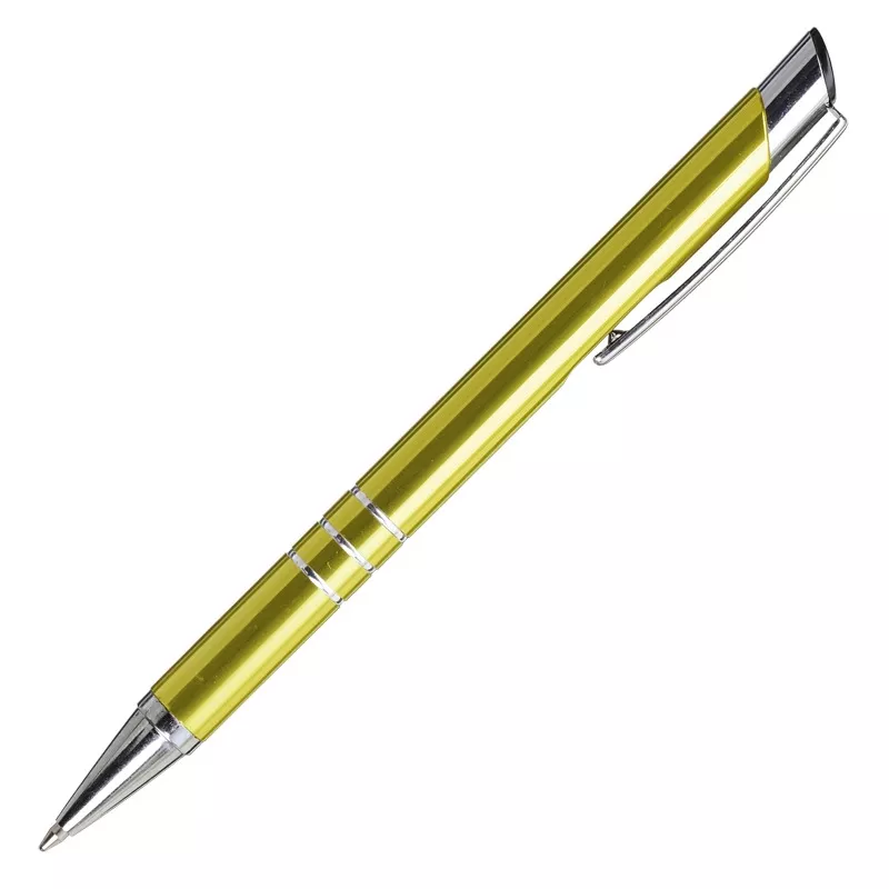 Długopis reklamowy aluminiowy LINDO - żółty (R73365.03)