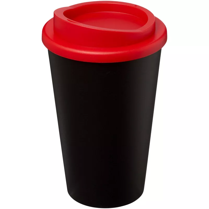 Kubek termiczny z serii Americano® o pojemności 350 ml - Czarny-Czerwony (21000103)