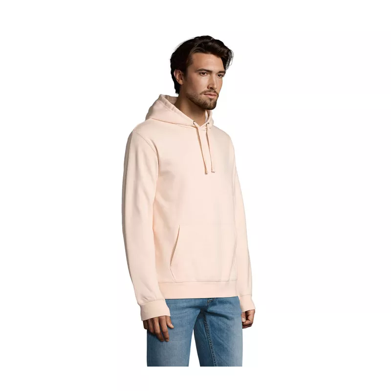 Bluza męska z kapturem 280 g/m² Sol's SPENCER - Kremowy Róż (S02991-CP)