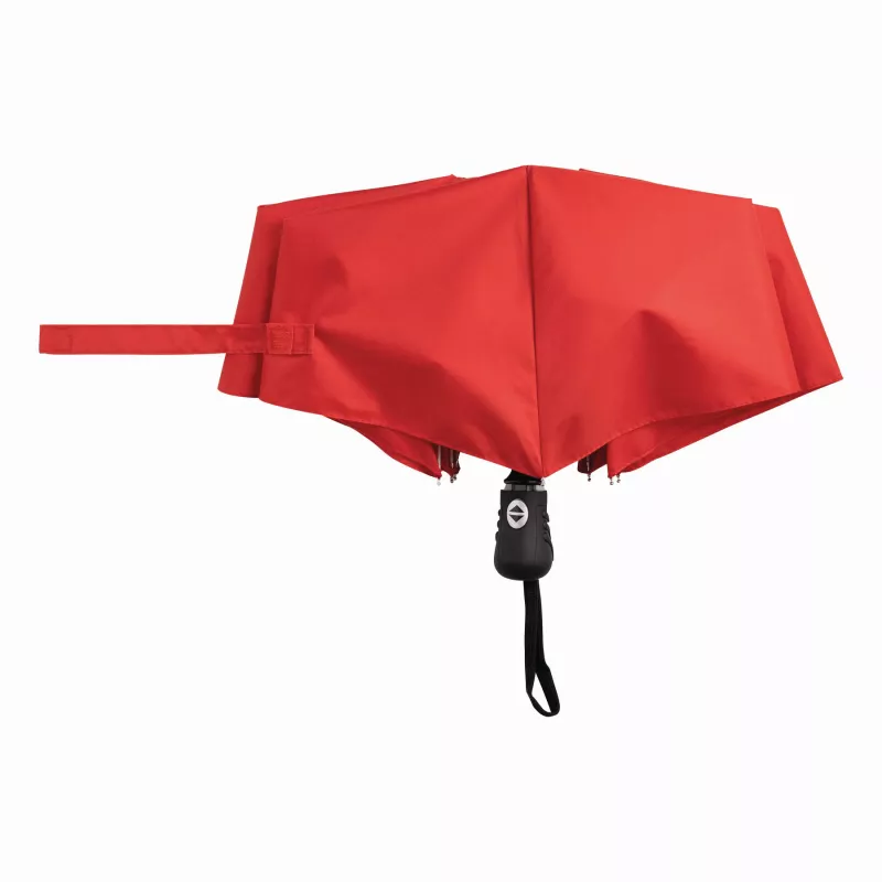 Automatyczny, wiatroodporny, kieszonkowy parasol - czerwony (56-0101186)