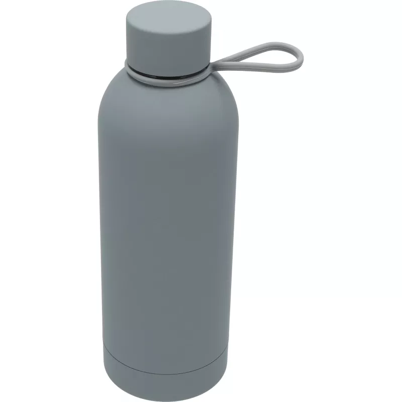 Butelka stalowa soft touch OSTRAVA 750 ml - szary (496807)