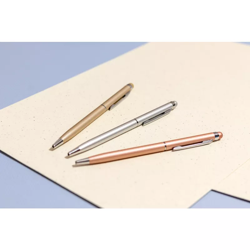 Długopis metalowy touch pen CATANIA - szary (297407)