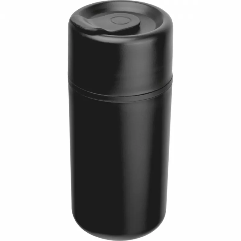 Kubek z podwójnymi ściankami GENOA 500 ml - czarny (535403)