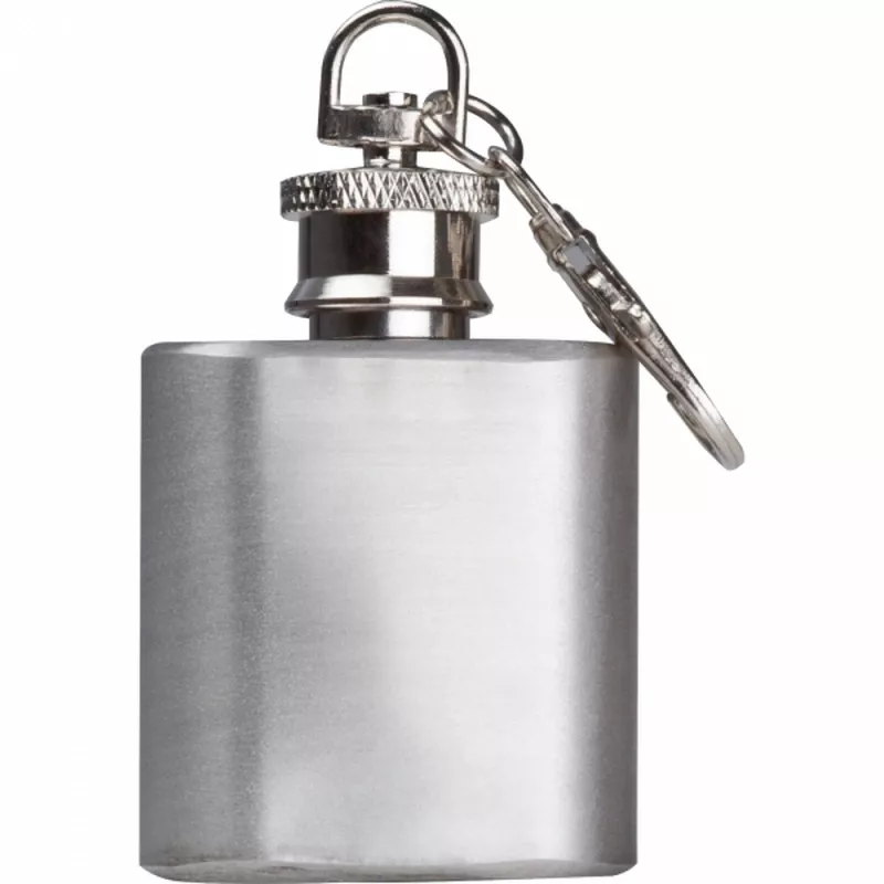 Mini piersiówka brelok 30 ml SARAH - szary (9462007)