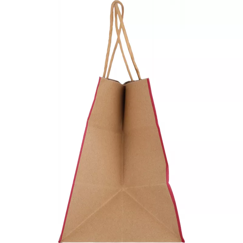 Torba papierowa mała 120 g/m2 HILARY - bordowy (6181802)