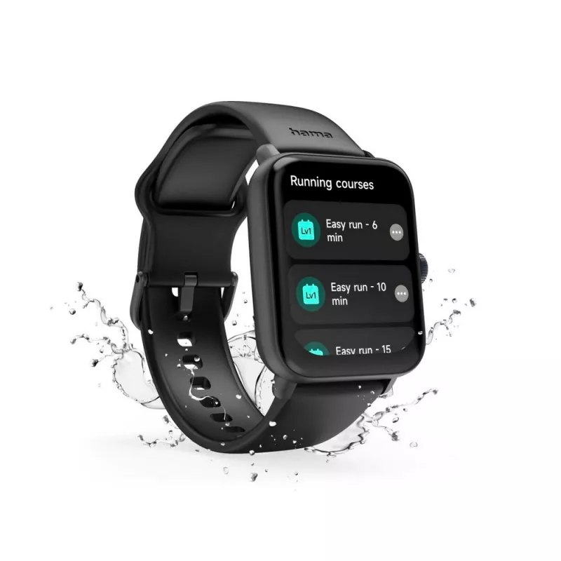 Monitor aktywności Hama Smartwatch 6010 GPS - czarny (VH077-03)