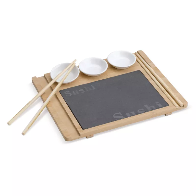 Bambusowy zestaw do serwowania sushi - drewniany (LT94527-N0093)